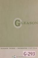 Gleason-Gleason Parts List No 529 Quenching Machine Manual-#529-No 529-01